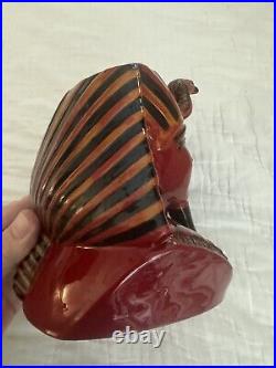 Vintage Royal Doulton Large Pharaoh Flambe Character Jug Limited Edition #1122