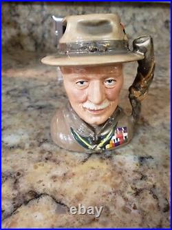 Vintage Royal Doulton Lord Baden-Powell Mug Boy Scouts 1999 COA
