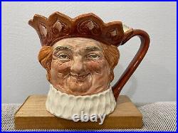 Vintage Royal Doulton Medium or Large Old King Cole Character Toby Jug Mug D6036