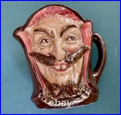 Vintage Royal Doulton Mephistophetes 2-Faces with Verse and'Ard of'Earing jugs