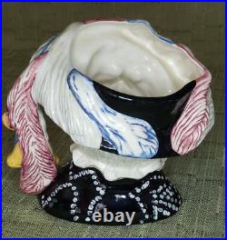 Vintage Royal Doulton Pearly King & Pearly Queen Highly Decorative Toby Jugs Set