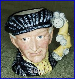 Vintage Royal Doulton Pearly King & Pearly Queen Highly Decorative Toby Jugs Set Vintage Royal Doulton Pearly King & Pearly Queen Highly Decorative Toby Jugs Set