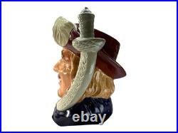 Vintage Royal Doulton Porthos Character Jug Large D6828, Limited 1988
