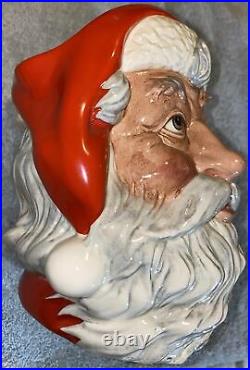 Vintage Royal Doulton Santa Claus Large Toby Jug D6704 1983 England Christmas