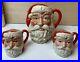 Vintage-Royal-Doulton-Santa-Jug-2-matching-mugs-Toby-Character-1983-England-01-rv