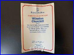 Vintage Royal Doulton Winston Churchill Toby Mug Jug V-Day England