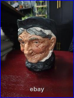Vintage Royal Doulton toothless Granny Large Pitcher Toby pitcher d5521