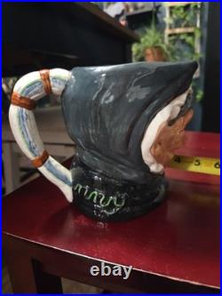Vintage Royal Doulton toothless Granny Large Pitcher Toby pitcher d5521