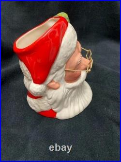 Vtg Royal Doulton 1998 Large Santa Claus # D7123 WithChristmas Tree Handle + Gifts