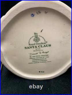Vtg Royal Doulton 1998 Large Santa Claus # D7123 WithChristmas Tree Handle + Gifts