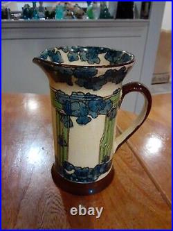 Vtg Royal Doulton Floral Pitcher 6.5 T