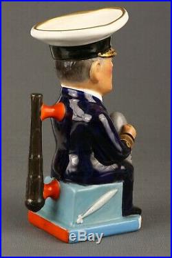 Wilkinson Carruthers Gould WW1 Series Admiral Beatty Toby Jug