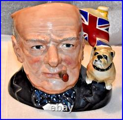 Winston Churchill Royal Doulton Character Jug Of The Year 1992