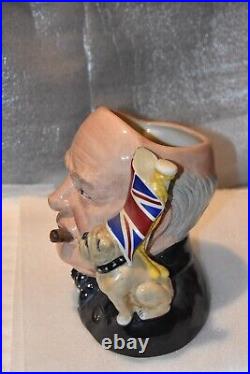 Winston Churchill Royal Doulton Character Jug Of The Year 1992