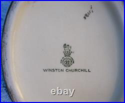Winston Churchill Royal Doulton Large 9 Toby Mug Jug d6172 vintage character