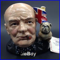 Winston Churchill Royal Doulton Toby Character Jug of the Year Mug 1992 1991