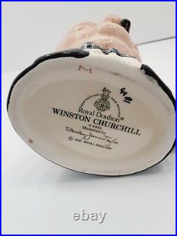 Winston Churchill V Day Royal Doulton Character Jug D6934 England Rare! Mint